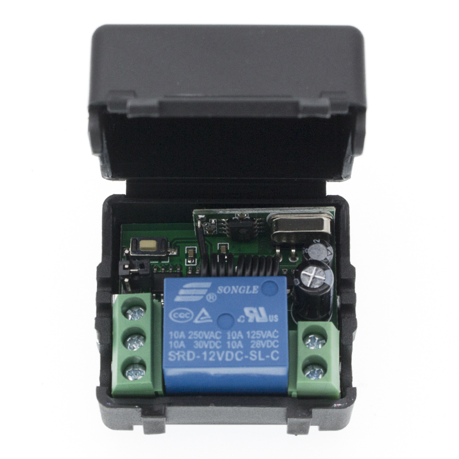 Relé inalámbrico de 1 canal sistemas de Control, 315MHz, 12V DC